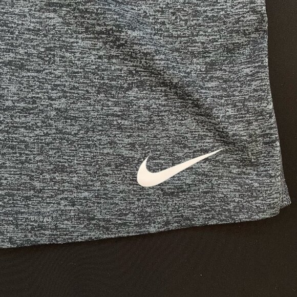 Nike Women’s Small Dri-Fit Tank Top Gray Heather Fitness Gym Stretch Logo - Picture 4 of 6